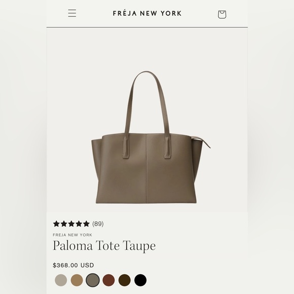 Freja Paloma Tote - Taupe - Picture 11 of 15